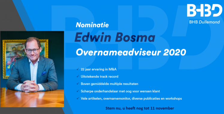 Nominatie overnameadviseur 2020